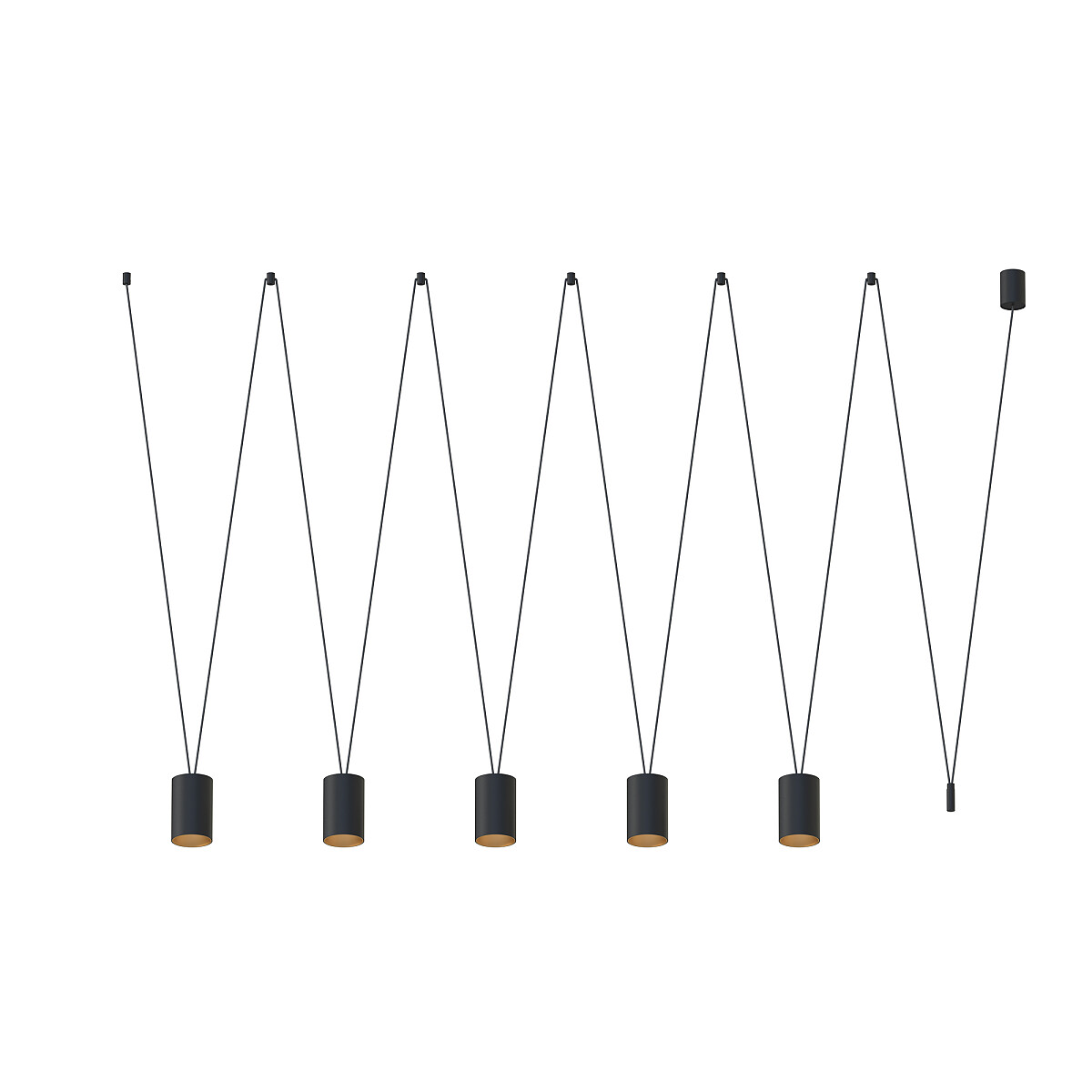 Люстра MORE TONE V BLACK-GOLD (7817), Nowodvorski - Зображення