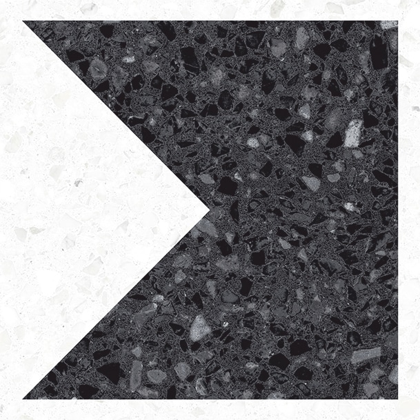 Плитка керамогранітна 4FCB Orcia-R Carbon 200x200 Vives - Зображення