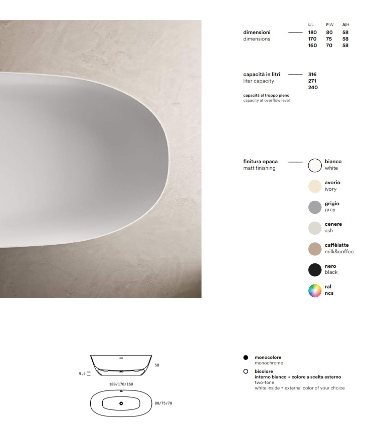 Ванна овальна Yary 170х75 White Matt VS1707558SO AF - Зображення 79959660-51dce.jpg