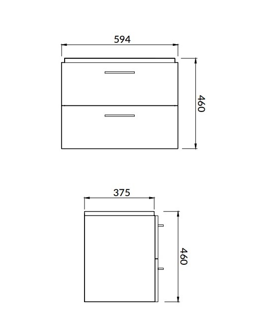 Сет B387 Lara Mille Slim 60 White Cersanit - Зображення 80216157-9fa20.jpg