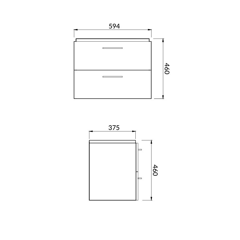 Сет B388 Lara Mille Slim 60 Walnut Cersanit - Зображення 80217049-d3c32.jpg