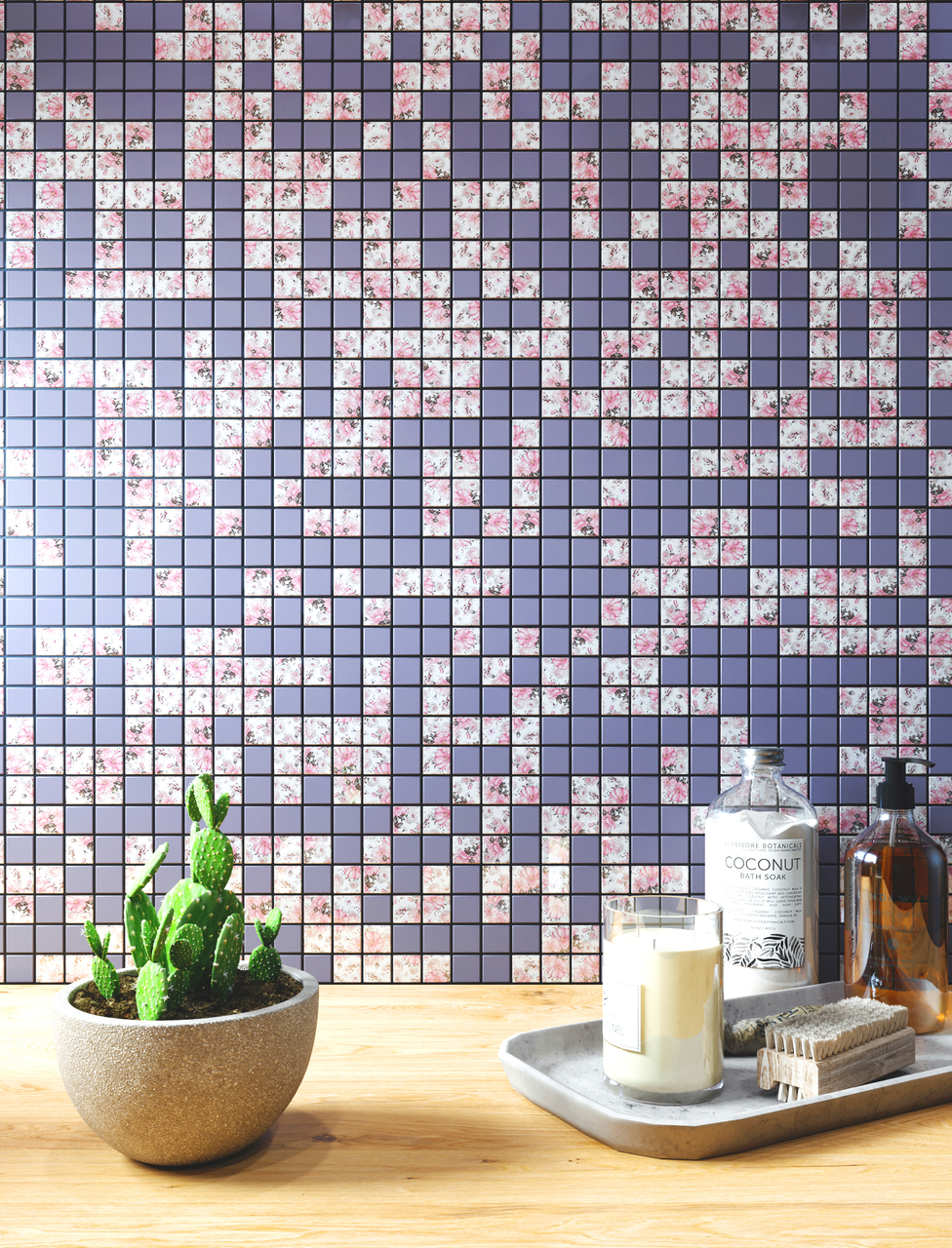 Мозаика GMP 0825009 С2 Print 8-Grey W MATT 300×300x8 Котто Керамика - Зображення 80589-gmp-0825009..jpg