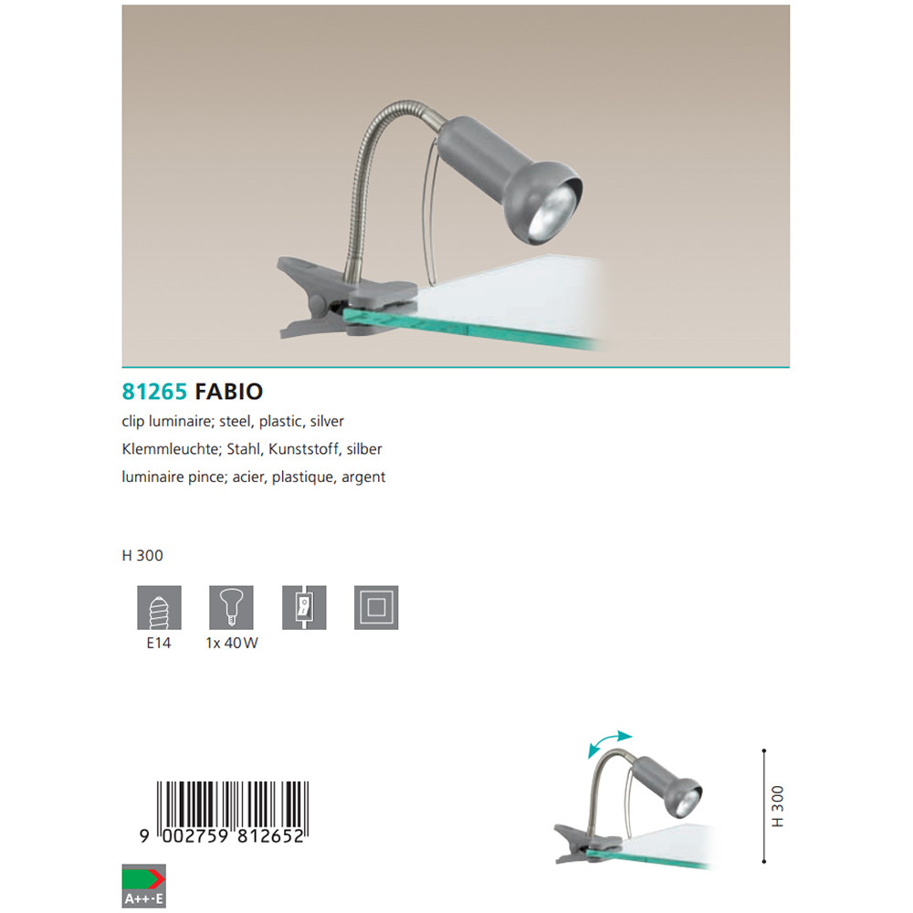 Настільна лампа FABIO лампа (81265), EGLO - Зображення 81265--.jpg