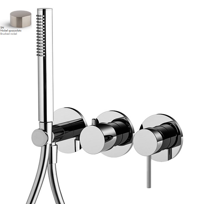 Змішувач для душу Spillo Up Brushed nickel F3049WX8SN Fima - Зображення