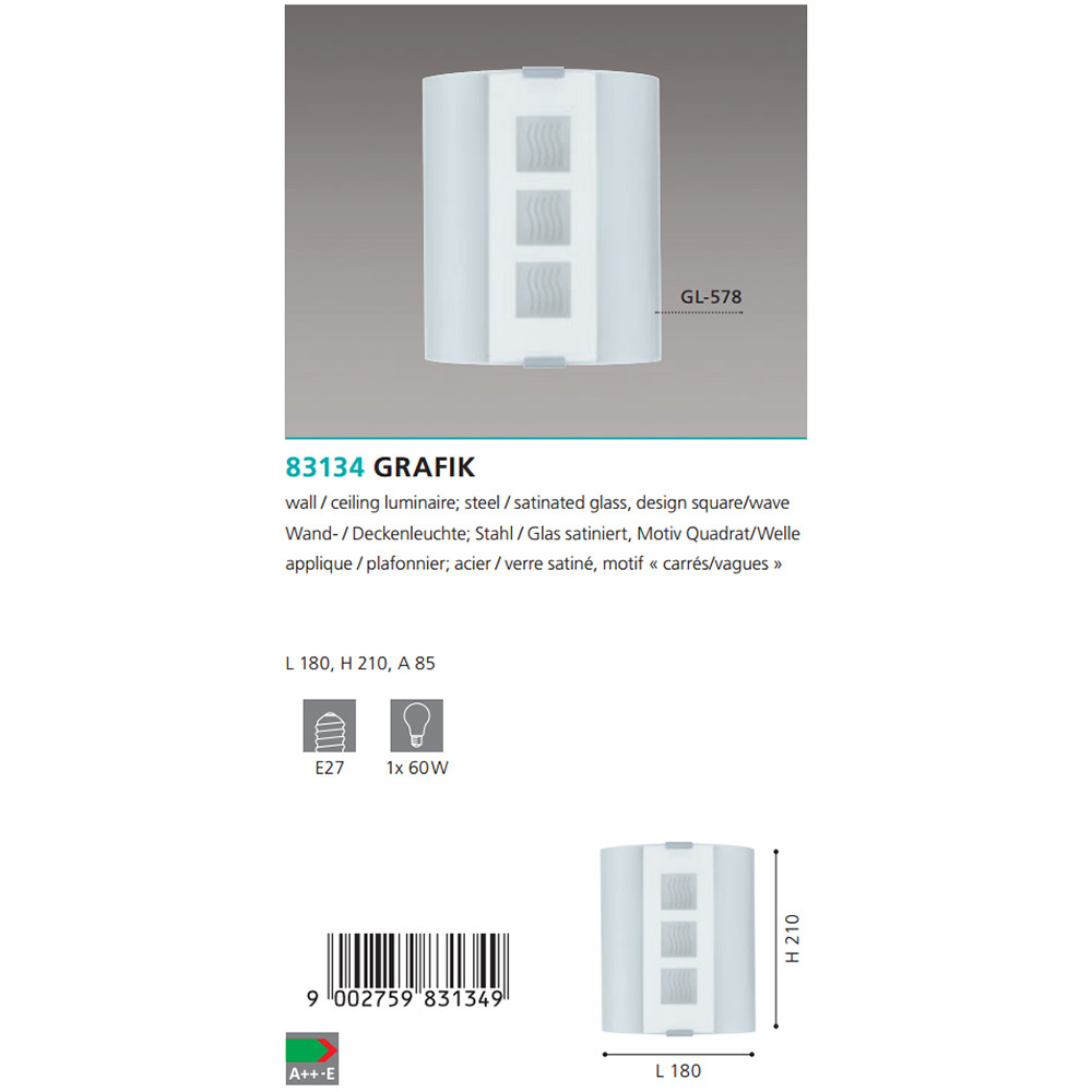 Світильник GRAFIK (83134), EGLO - Зображення 83134--.jpg