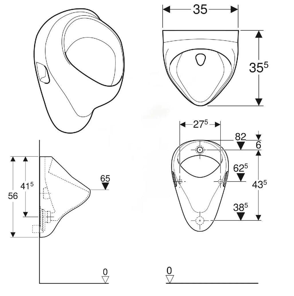 Пісуар Felix 502.895.00.1 Geberit - Зображення 83770288-d1031.jpg