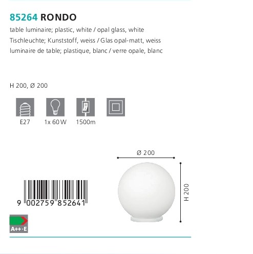 Настільна лампа RONDO (85264), EGLO - Зображення 85264--.jpg