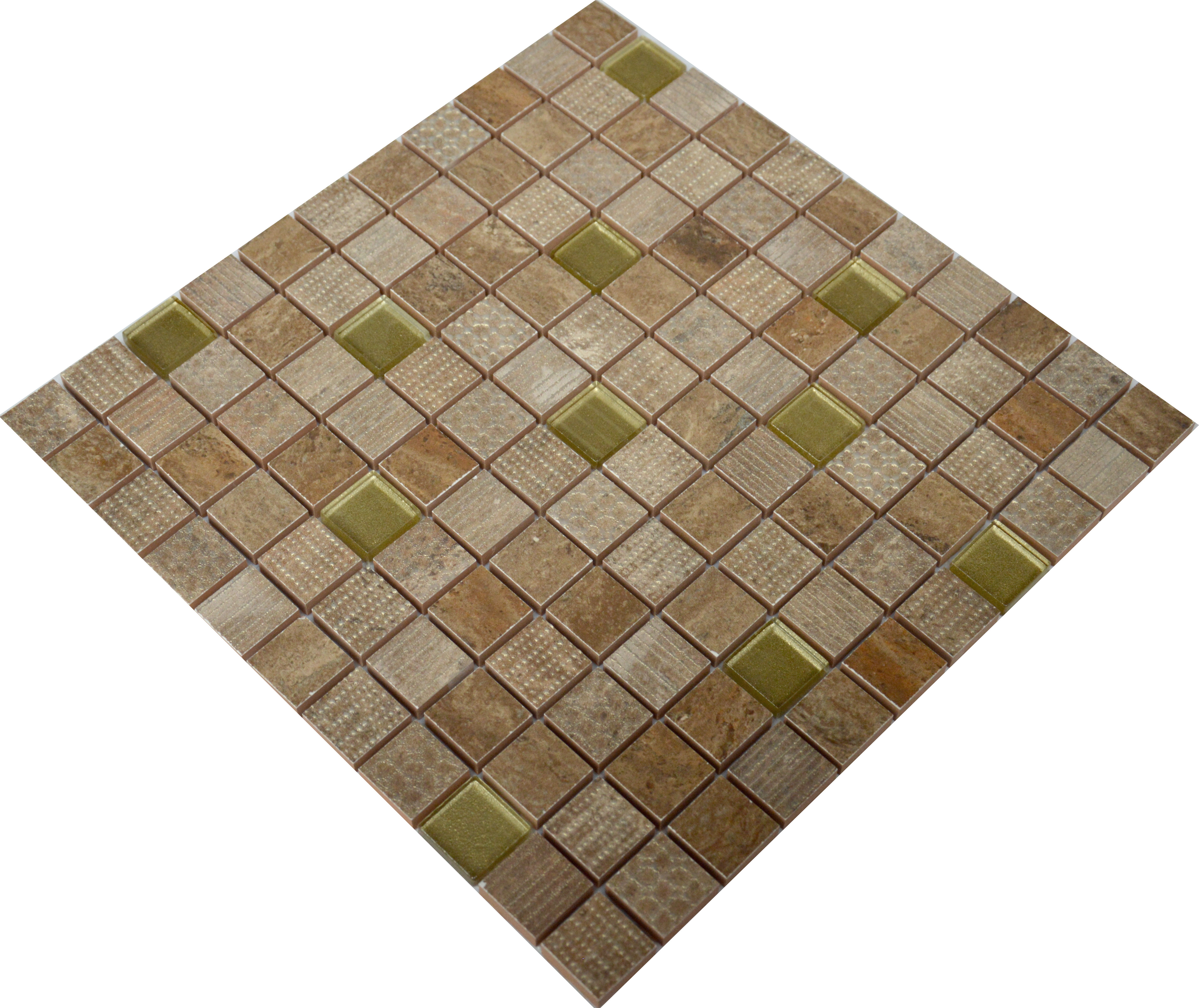 Мозаїка СМ 3040 С2 Brown-Gold 300x300x9 Котто Кераміка - Зображення 85d06-cm-3040-c2-brown-gold.jpg