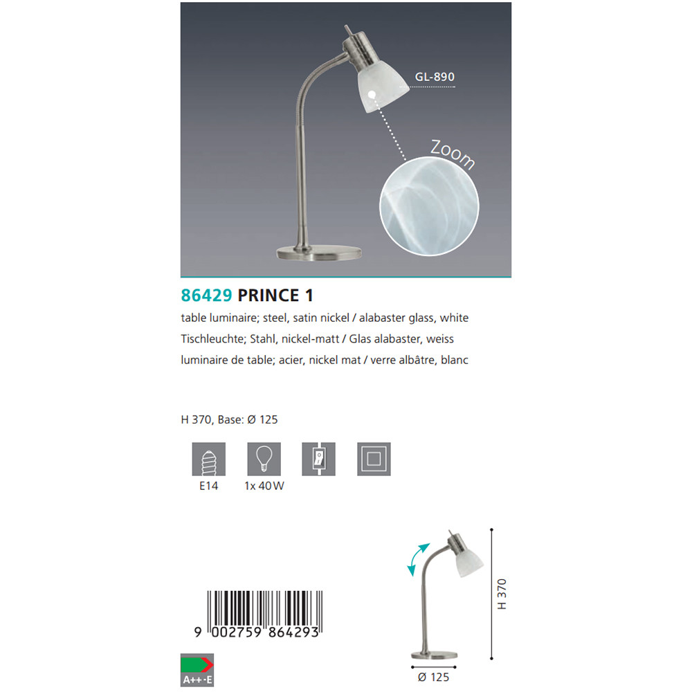 Настільна лампа PRINCE 1 (86429), EGLO - Зображення 86429--.jpg