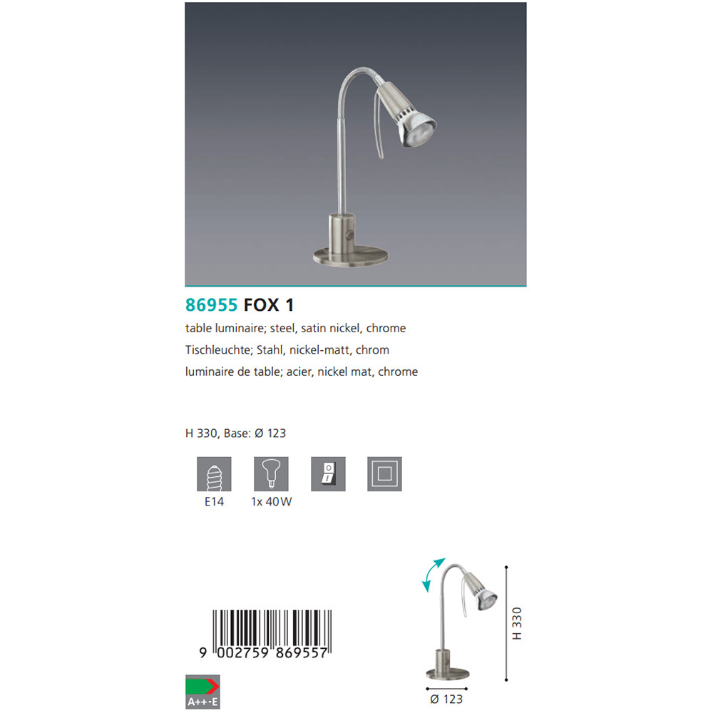Настільна лампа FOX 1 (86955), EGLO - Зображення 86955--.jpg