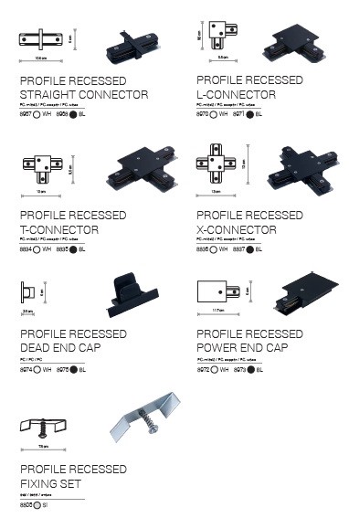 Заглушка PROFILE RECESSED FIXING SET (8805), Nowodvorski - Зображення 8805--.jpg
