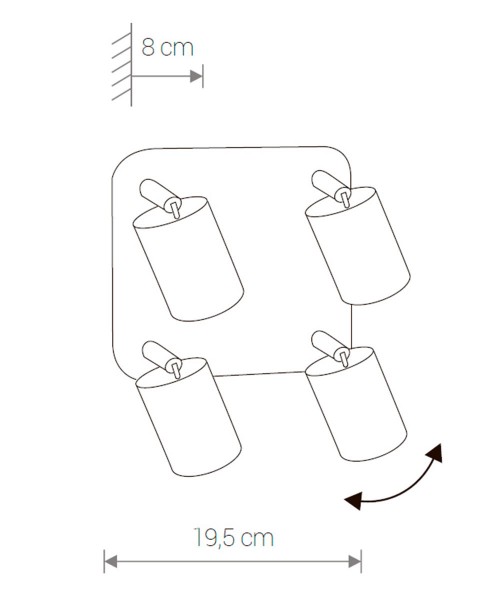 Спот EYE SPOT BRASS IV (8820), Nowodvorski - Зображення 8820--.jpg
