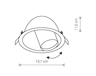Точковий світильник DOT BLACK (8826), Nowodvorski - Зображення 8826--.jpg