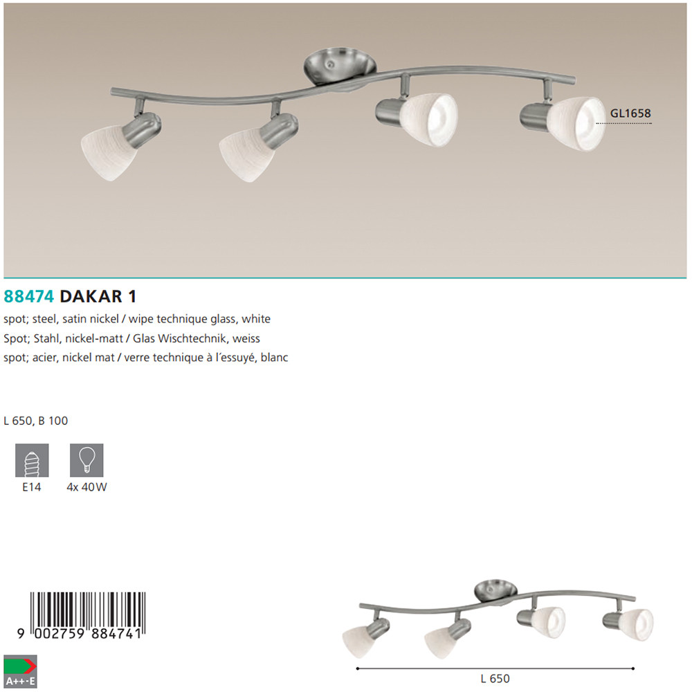 Спот DAKAR 1 (88474), EGLO - Зображення 88474--.jpg