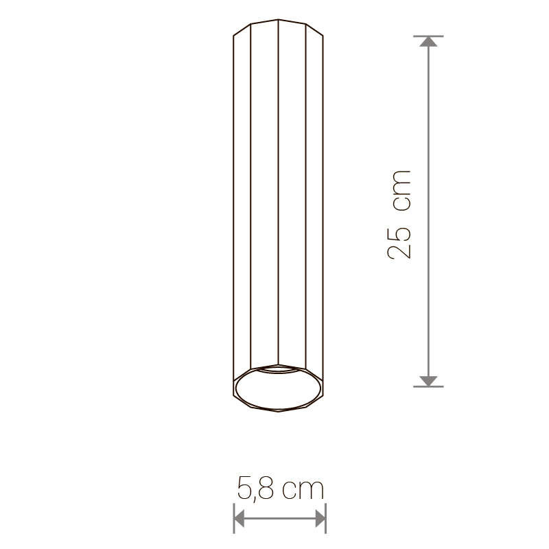 Точковий світильник POLY BLACK M (8878), Nowodvorski - Зображення 8878-.jpg