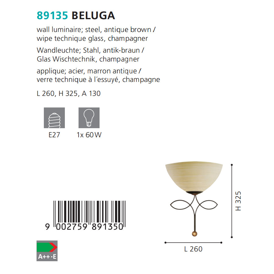 Бра BELUGA (89135), EGLO - Зображення 89135--.jpg