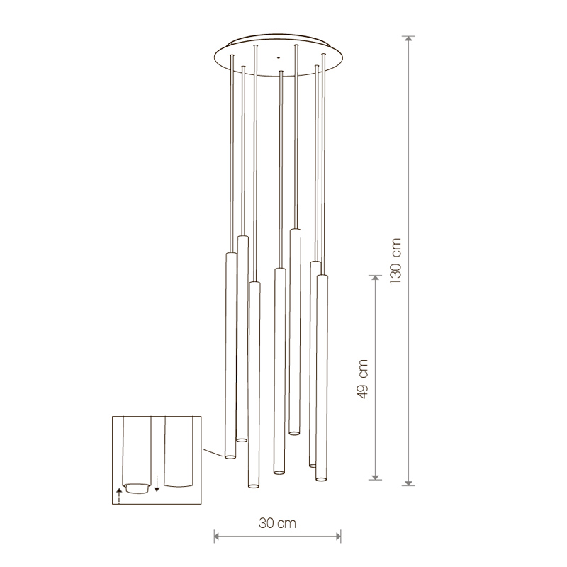Люстра LASER WHITE VII (8918), Nowodvorski - Зображення 8918-.jpg