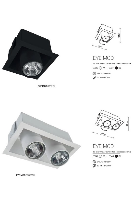 Точечный светильник EYE MOD BLACK II (8940), Nowodvorski - Зображення 8940-.jpg