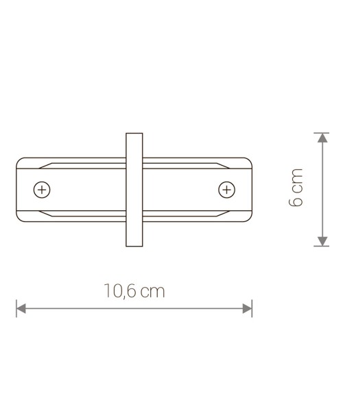 Конектор PROFILE RECESSED STRAIGHT CONNECTOR WH (8967), Nowodvorski - Зображення 8967--.jpg