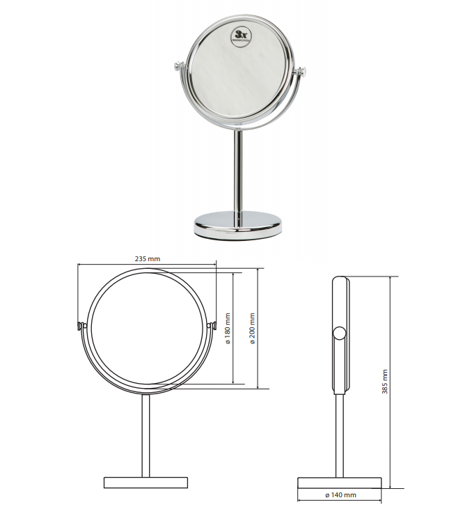 Зеркало косметическое (112201252), Bemeta - Зображення 8a10a-123.jpg