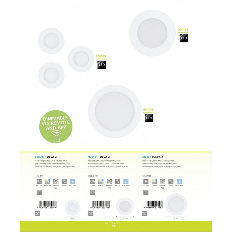 Точковий світильник Fueva-Z (900101),EGLO - Зображення 900101-.jpg