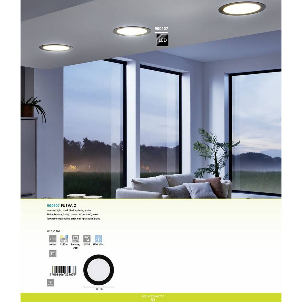 Точечный светильник Fueva-Z (900107),EGLO - Зображення 900107-.jpg