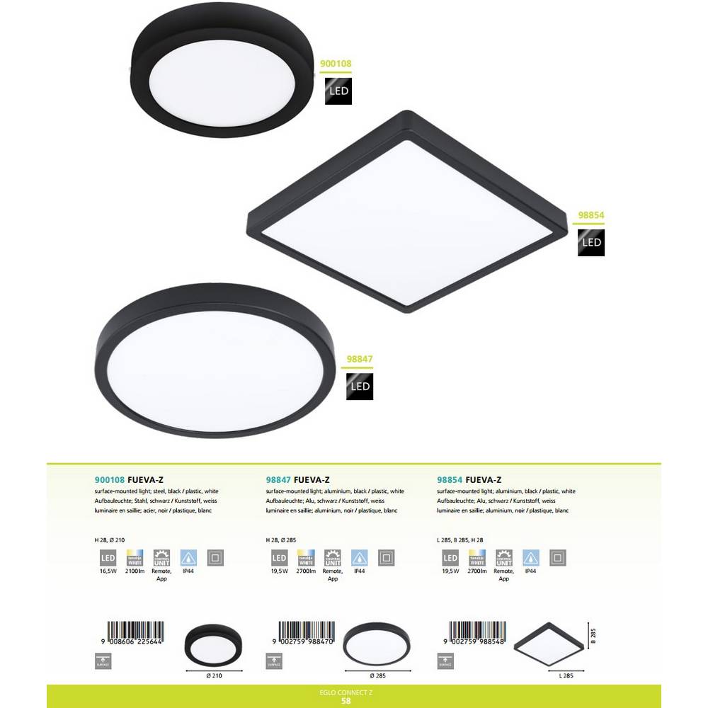Точковий світильник Fueva-Z (900108),EGLO - Зображення 900108-.jpg