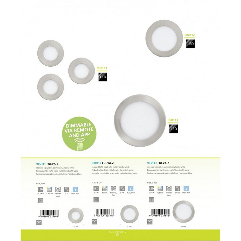 Точковий світильник Fueva-Z (900113),EGLO - Зображення 900113-.jpg