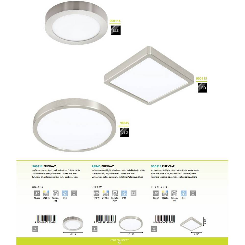 Точковий світильник Fueva-Z (900115),EGLO - Зображення 900115-.jpg