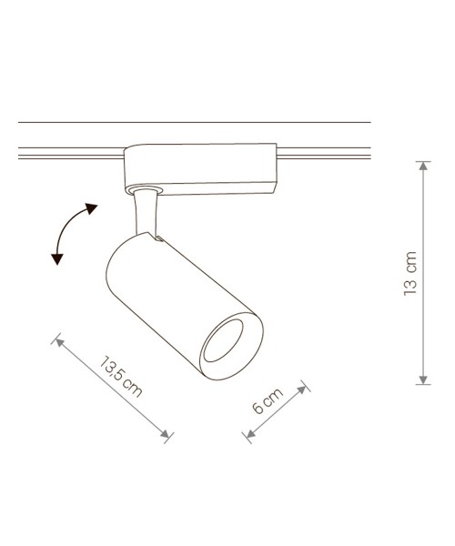 Трековий світильник PROFILE IRIS LED WHITE 20W, 3000K (9004), Nowodvorski - Зображення 9004--.jpg