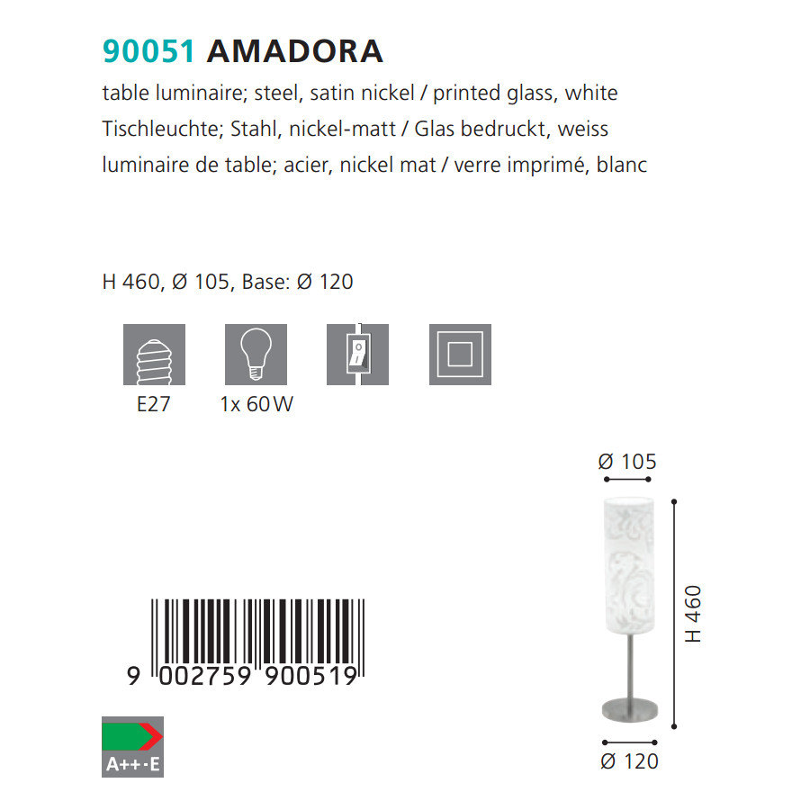 Настільна лампа AMADORA (90051), EGLO - Зображення 90051--.jpg