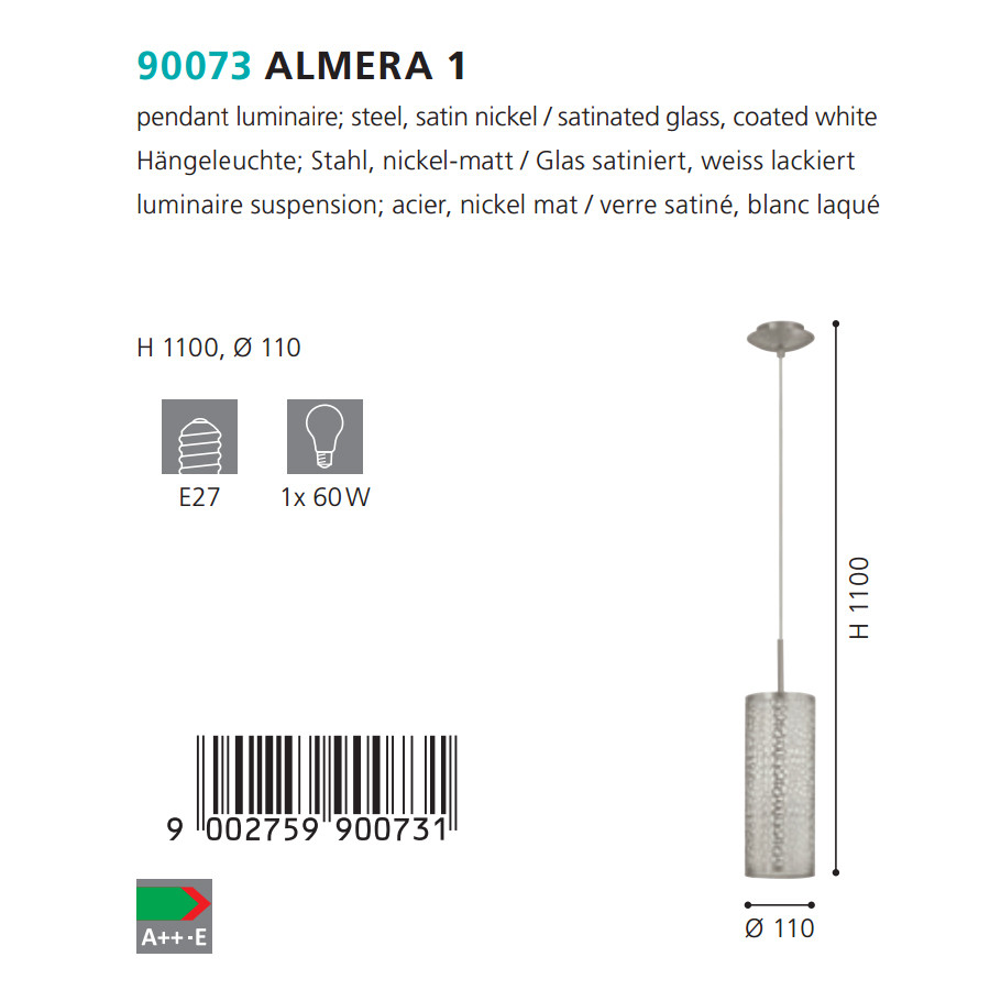 Люстра ALMERA 1 (90073), EGLO - Зображення 90073--.jpg
