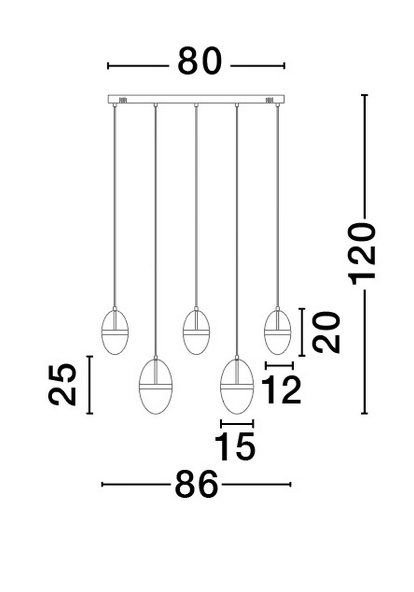 Люстра EGNA (9009281), Nova Luce - Зображення 9009281--.jpg