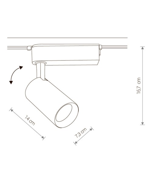 Трековый светильник PROFILE IRIS LED WHITE 30W, 4000K (9010), Nowodvorski - Зображення 9010--.jpg