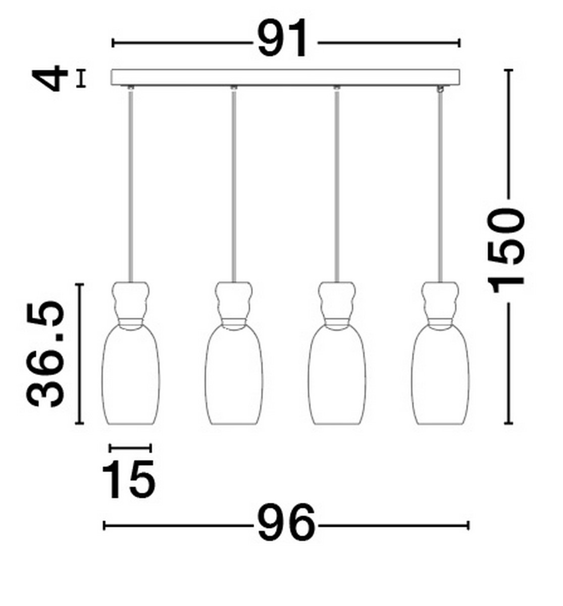 Люстра PLUMA (9030548), Nova Luce - Зображення 9030548--.jpg