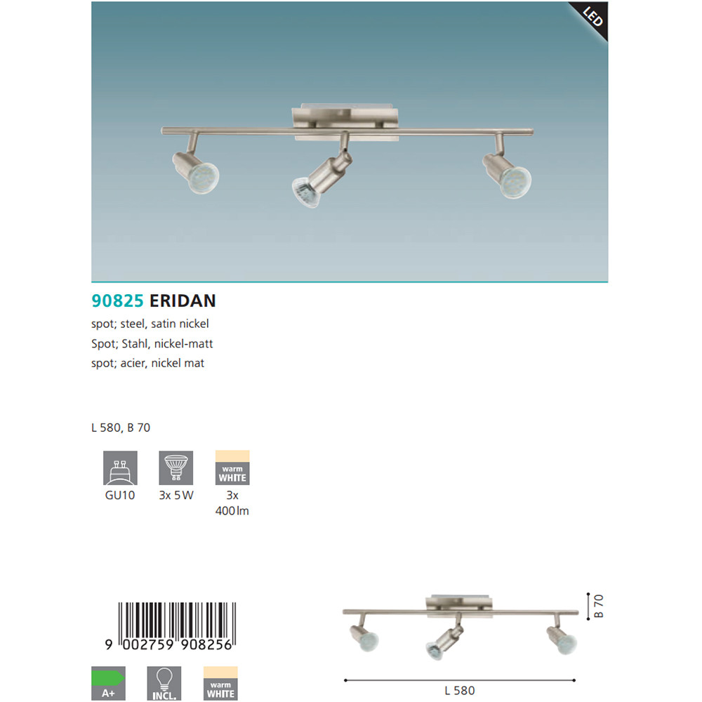 Спот ERIDAN (90825), EGLO - Зображення 90825-.jpg