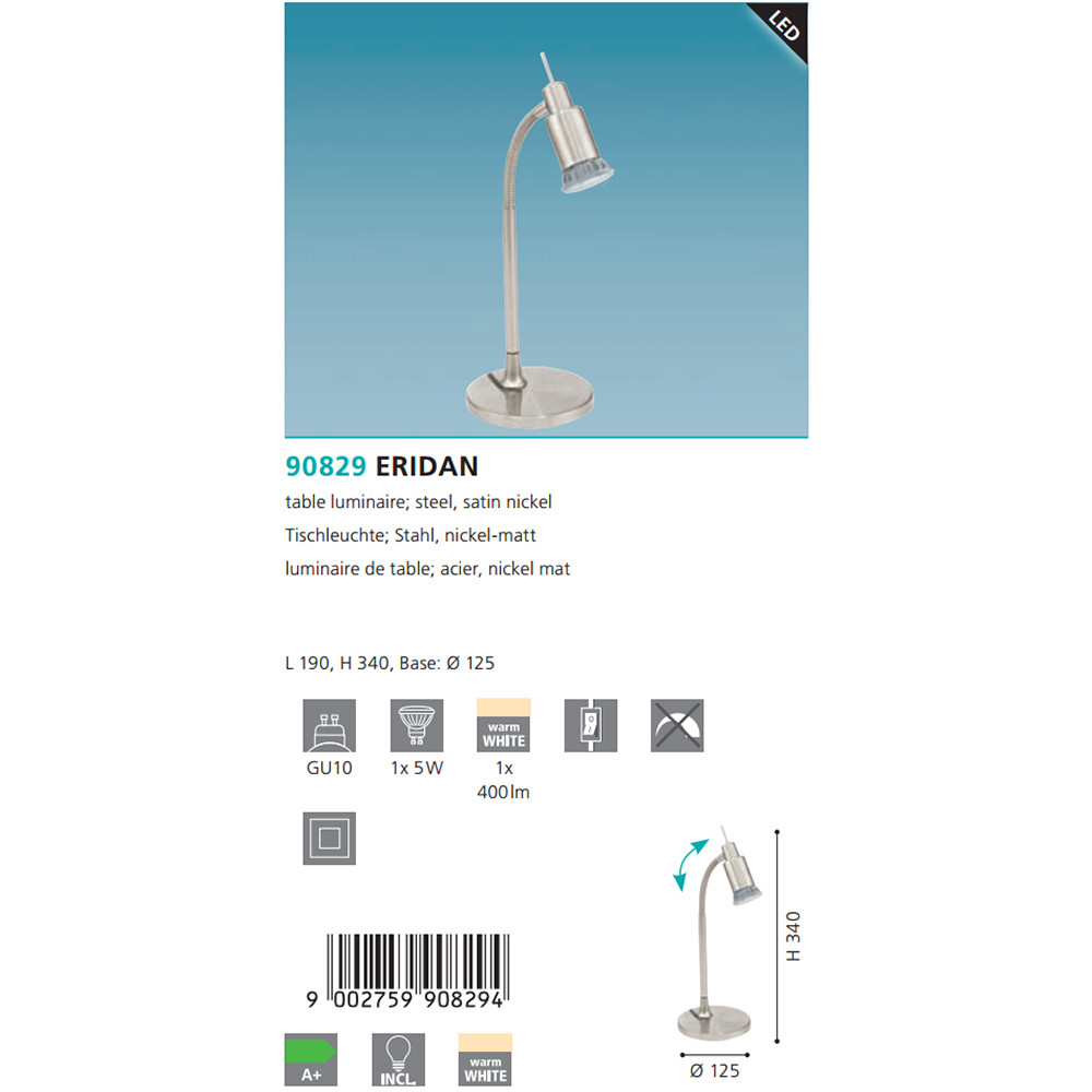 Настільна лампа ERIDAN (90829), EGLO - Зображення 90829-.jpg