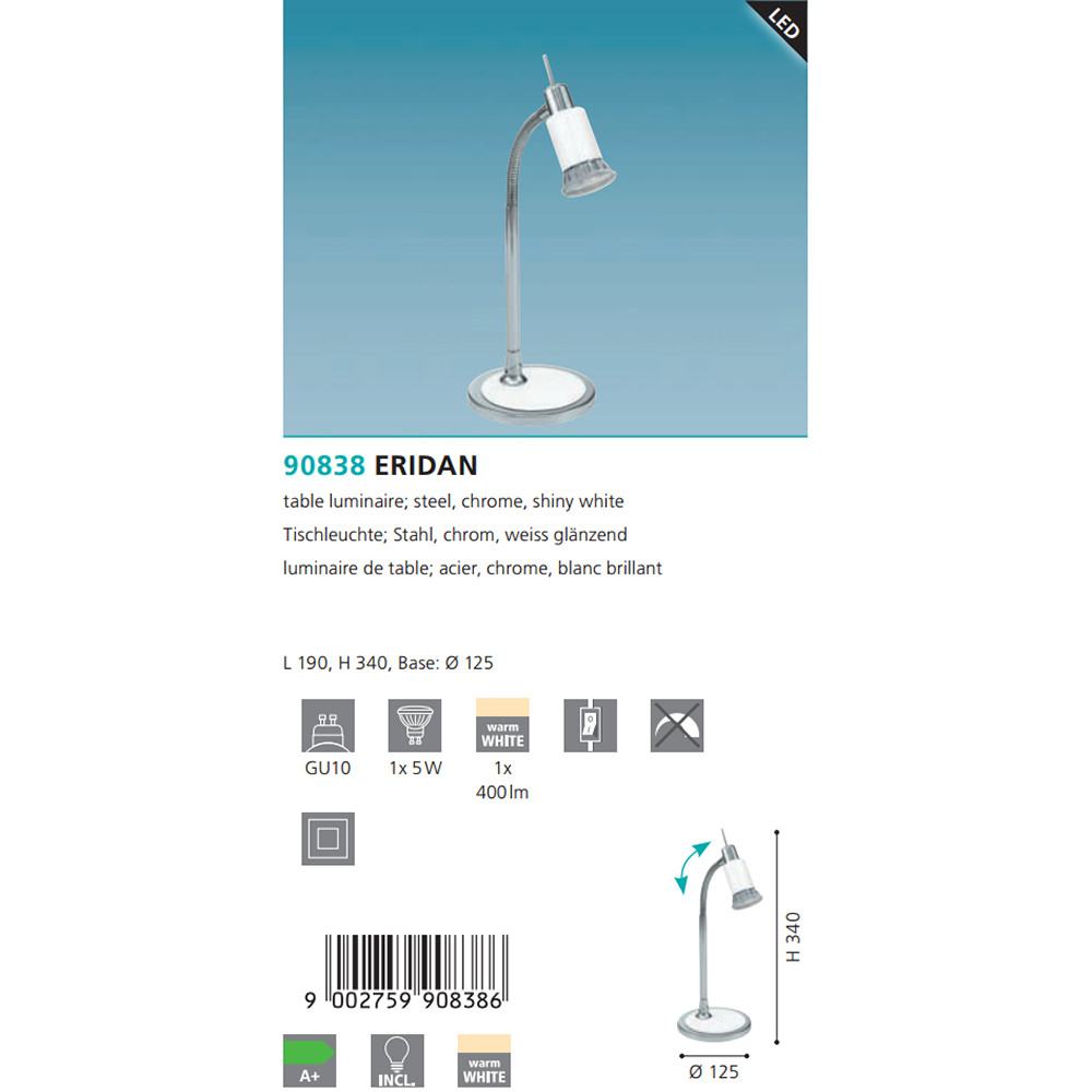 Настольная лампа ERIDAN (90838), EGLO - Зображення 90838-.jpg