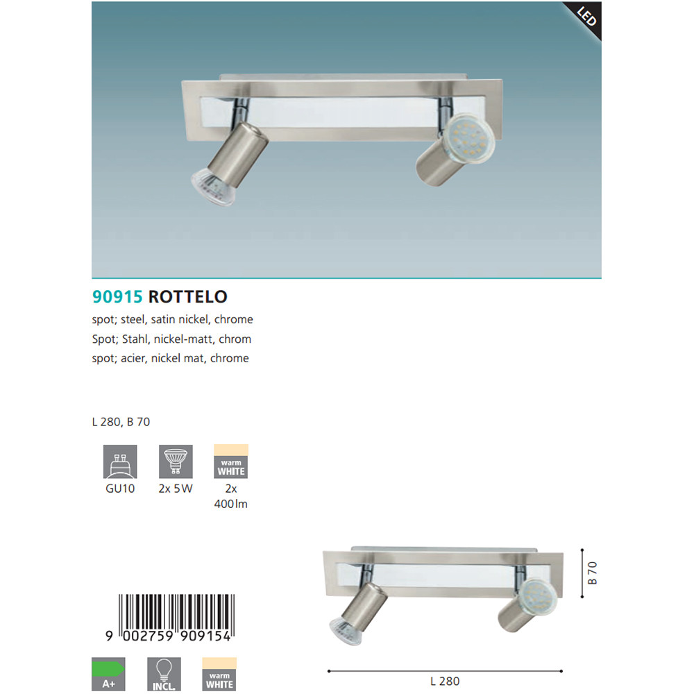 Спот ROTELLO (90915), EGLO - Зображення 90915-.jpg