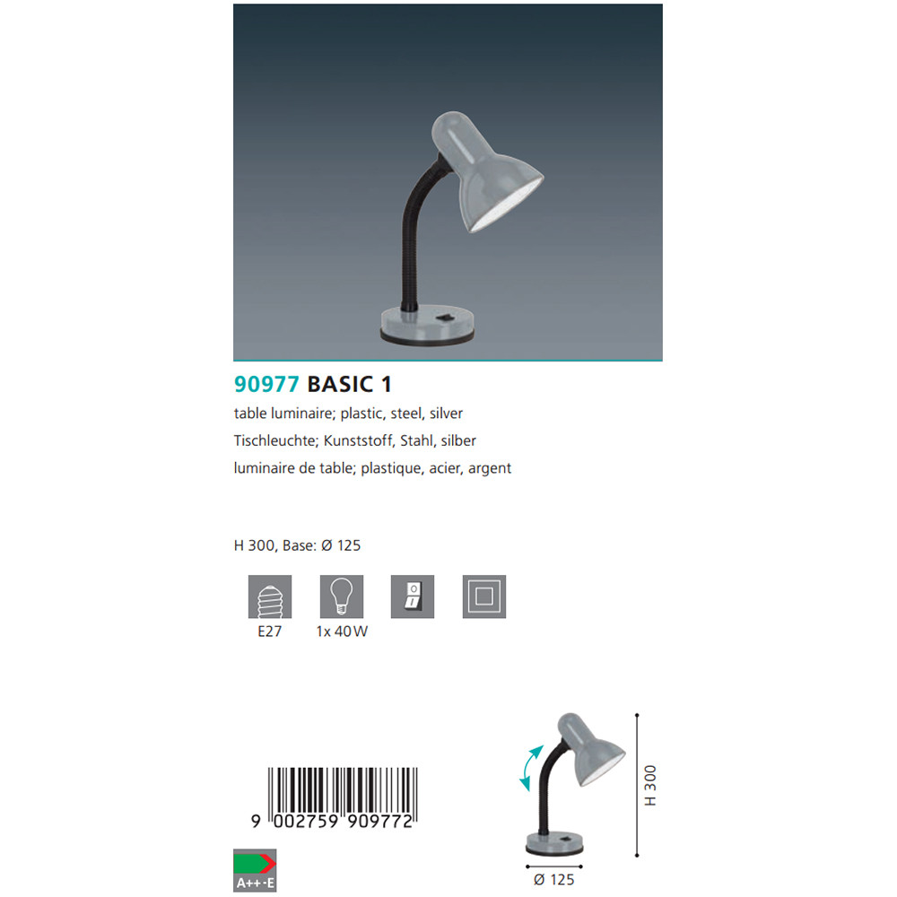 Настільна лампа BASIC (90977), EGLO - Зображення 90977--.jpg