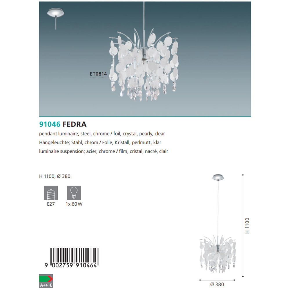 Люстра FEDRA (91046), EGLO - Зображення 91046--.jpg