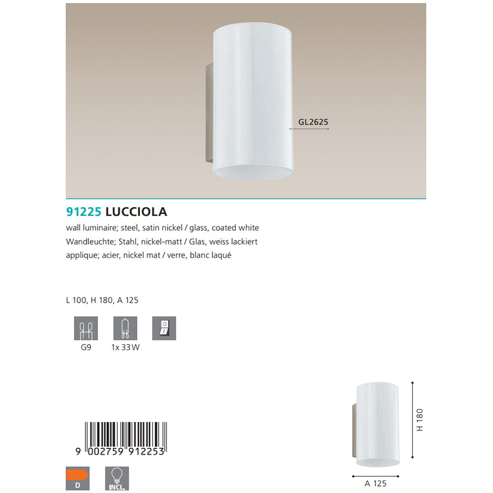 Бра LUCCIOLA (91225), EGLO - Зображення 91225-.jpg