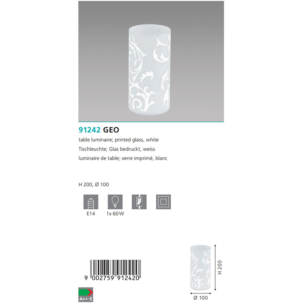 Настільна лампа GEO (91242), EGLO - Зображення 91242--.jpg