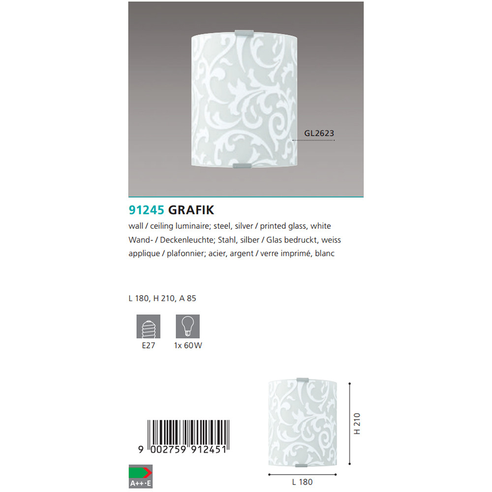 Бра GRAFIK (91245), EGLO - Зображення 91245--.jpg