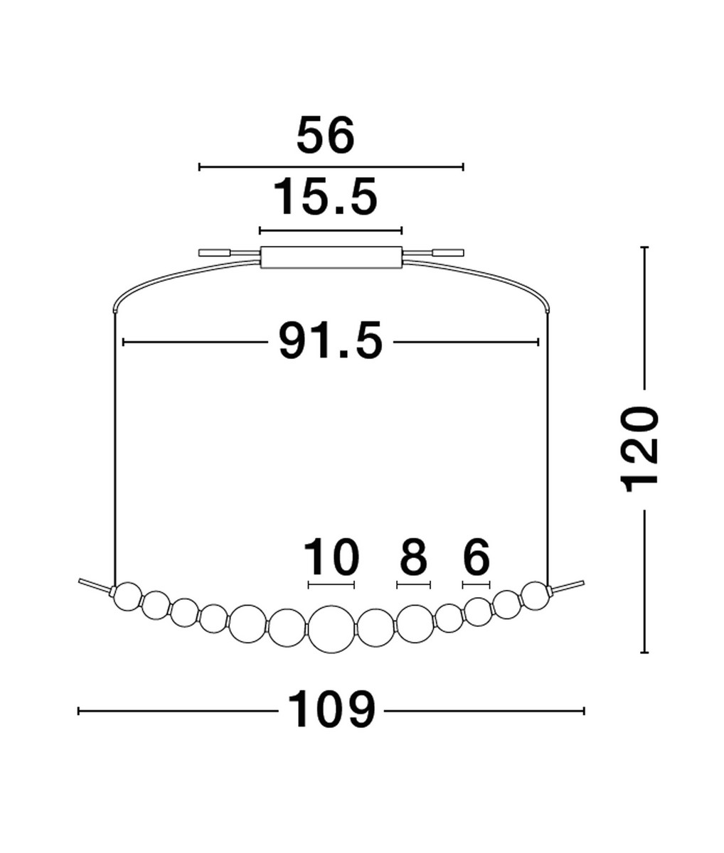 Люстра PERLA (9186914), Nova Luce - Зображення 9186914-.jpg