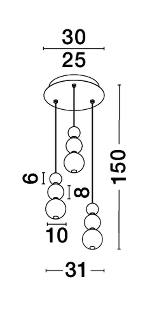 Люстра PERLA (9186919), Nova Luce - Зображення 9186919-.jpg