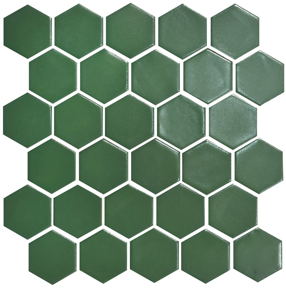 Мозаїка H 6010 Hexagon Forestgreen 295x295x9 Котто Кераміка - Зображення