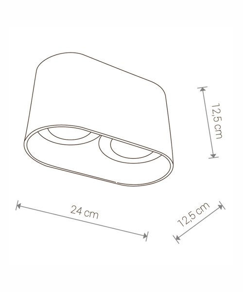 Точковий світильник OVAL BLACK (9240),  Nowodvorski - Зображення 9240--.jpg