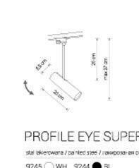Трековый светильник PROFILE EYE SUPER BLACK C (9244), Nowodvorski - Зображення 9244-.jpg