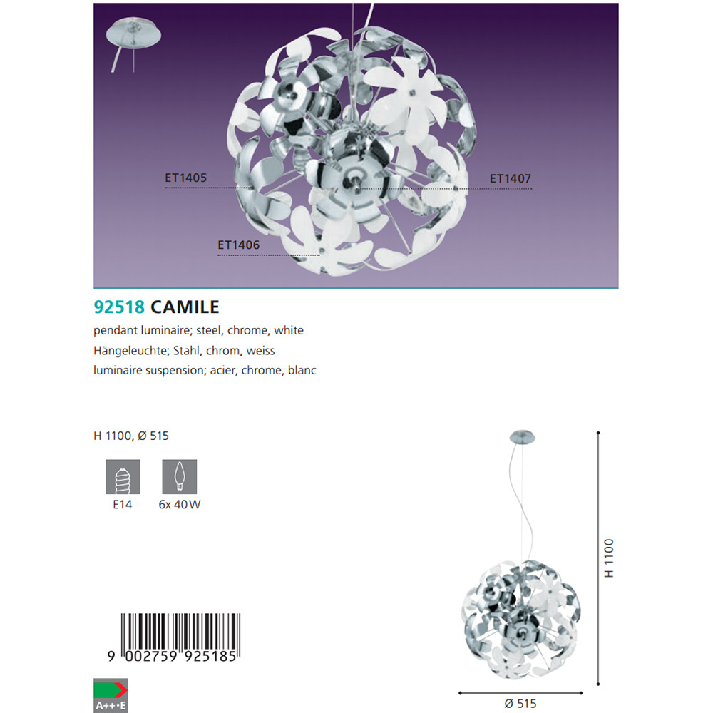 Люстра CAMILE (92518), EGLO - Зображення 92518--.jpg